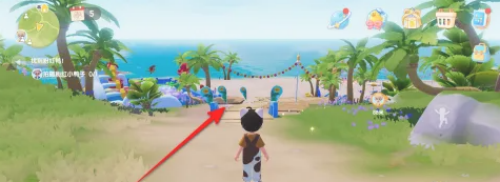 心动小镇沙滩乐园第12天粉绿色鸭子位置(图1)