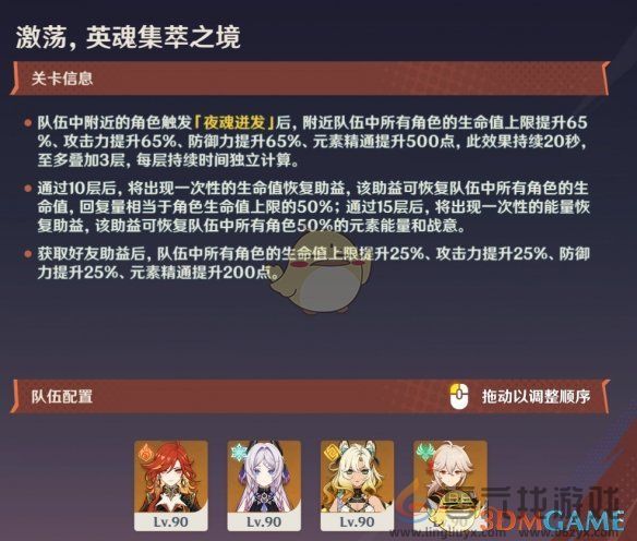 原神征战勇者淬炼之界第五天阵容推荐(图1) 原神征战勇者淬炼之界第五天阵容推荐(图1)