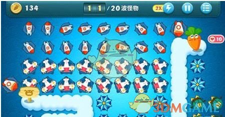 保卫萝卜1挑战主题第3关金萝卜攻略(图4) 保卫萝卜1挑战主题第3关金萝卜攻略(图4)